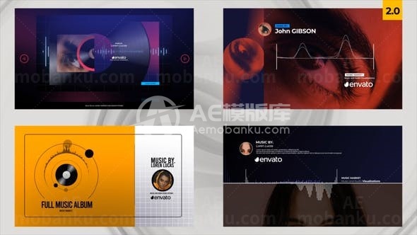 音频可视化均衡器AE模板