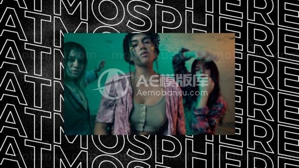 快节奏嘻哈视频片头AE模板