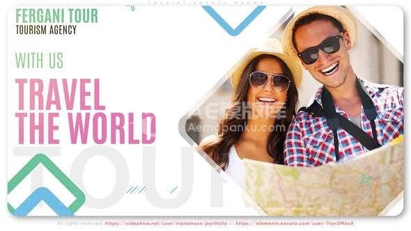 旅行社旅行线路宣传片AE模板