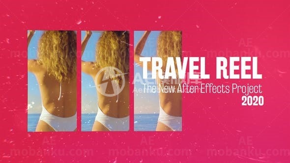 环球冒险旅行展示AE模板