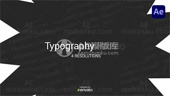 快速踏脚节奏动态版式宣传AE模板