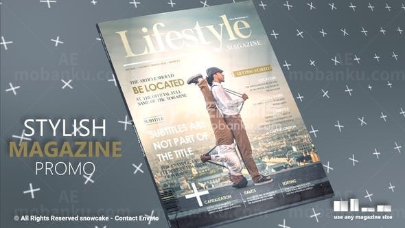 活力时尚杂志展宣传展示促销AE模板