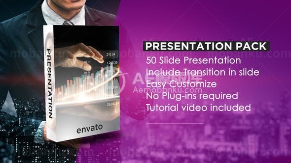 公司企业图文展示包AE模板