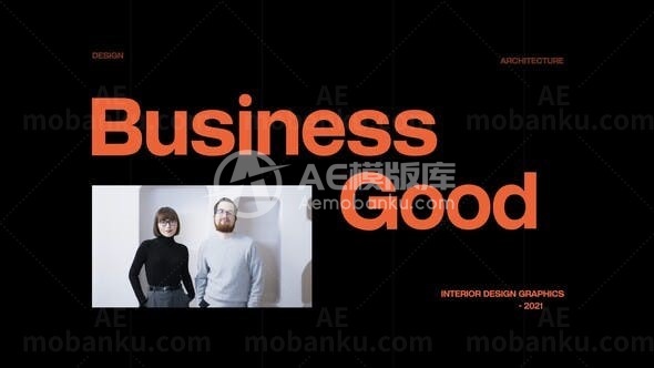 时尚企业宣传版式片头AE模板