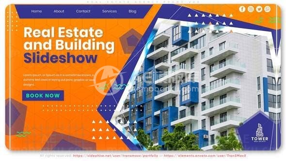 房地产代理推广宣传促销展示AE模板