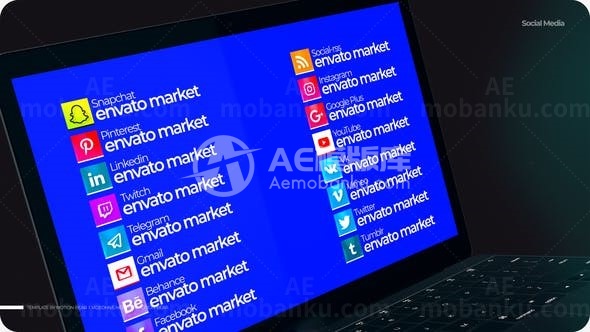 快速踏脚节奏社交媒体视频字幕展示AE模板