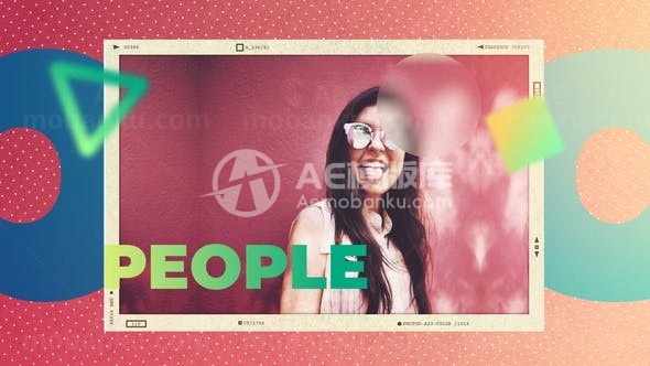 现代风格动感时尚幻灯片AE模板