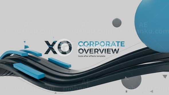 生产线细节放大效果企业展示AE模板