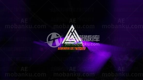 快速节奏故障效果游戏片头AE模板