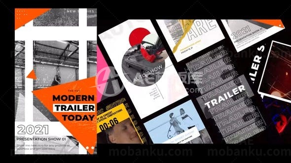 快速动态图片视频片头展示AE模板