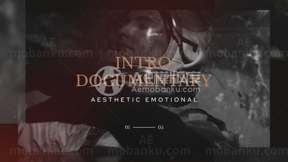 纪录片栏目包装片头展示AE模板