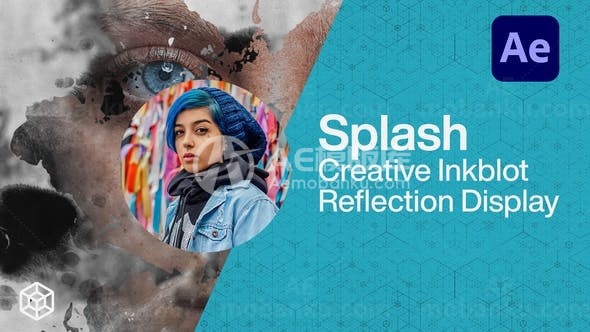 印象派欢快节奏手绘风格标题展示AE模板