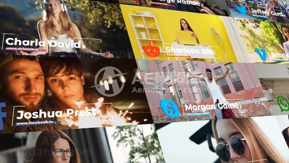 动态文字标题字幕包展示AE模板