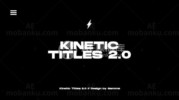 鼓点节奏动力版式文字标题字幕展示AE模板