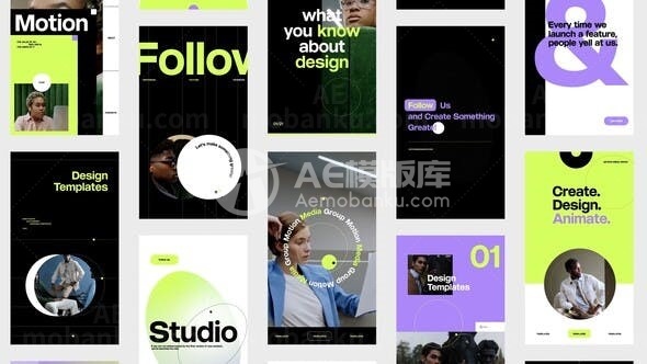 手机端企业宣传推广展示视频AE模板