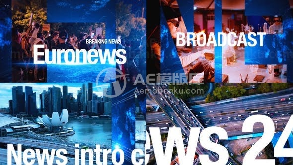 新闻界面片头栏目包装AE模板