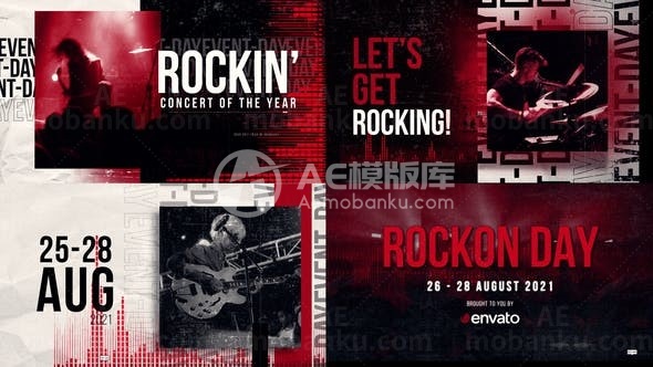 音乐活动推广宣传展示AE模板