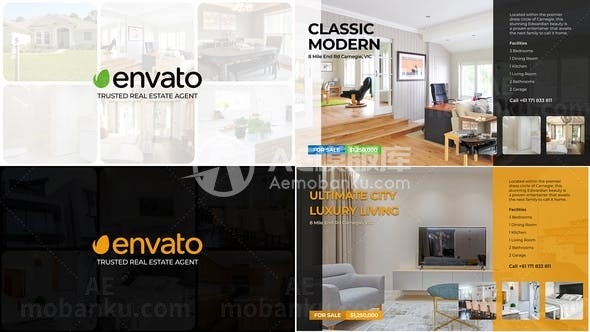 地产推广宣传促销展示AE模板