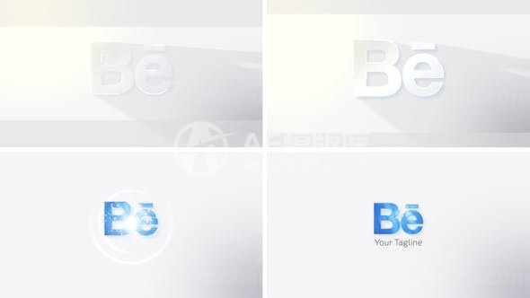 简单简洁标志展示AE模板