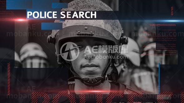 新闻栏目片头包装展示AE模板