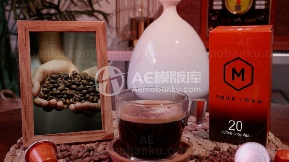 咖啡产品推广宣传促销幻灯片AE模板