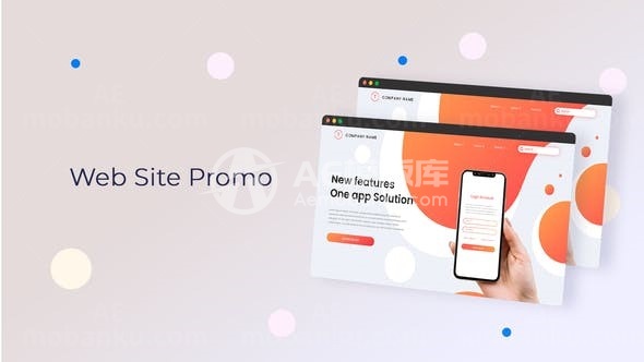 网站宣传展示促销视频AE模板