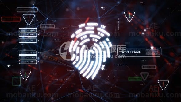 三维线框数字科技递进旋转展示AE模板