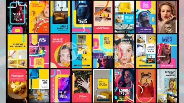 手机端家居产品促销宣传视频包AE模板