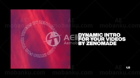 幻彩动态递进效果片头展示AE模板