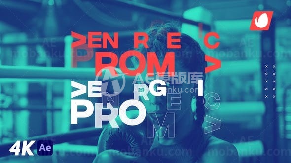 快速动感接着能量体育宣传片AE模板