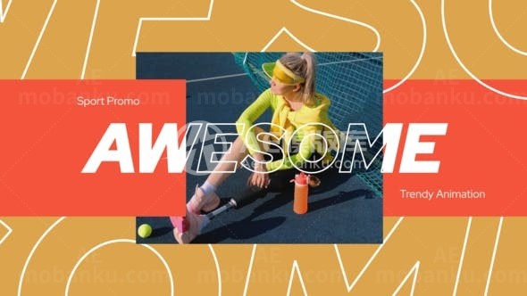 动感时尚体育运动宣传片AE模板