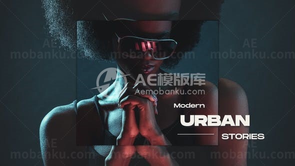 手机端城市风格动感视频包宣传AE模板