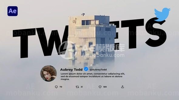 个人主页视频宣传展示AE模板