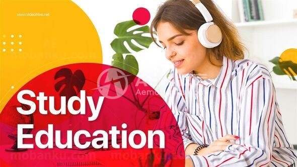 教育产品宣传视频片头AE模板