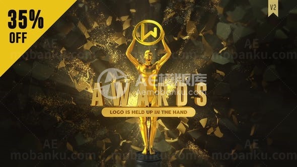 颁奖典礼节目片头包装展示AE模板