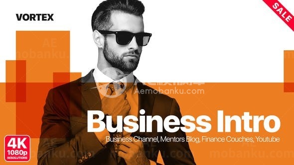 动态简洁节奏商务宣传片AE模板