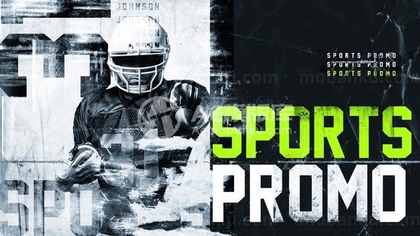 体育运动频道栏目片头包装AE模板