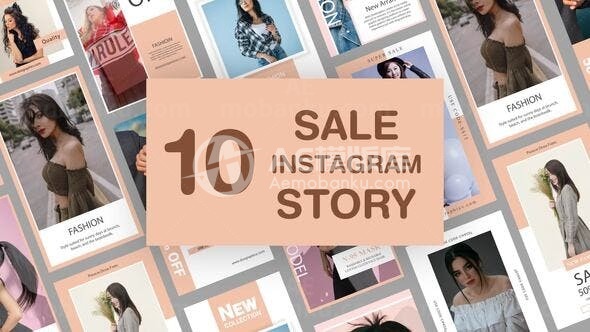 手机端时尚品牌宣传促销视频AE模板