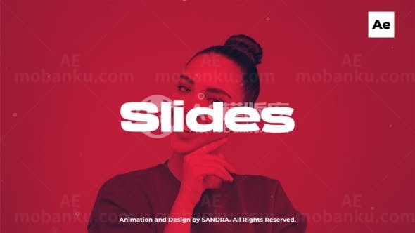 快速踏脚节奏图文切换标志展示AE模板