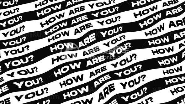 黑白风格节奏片头AE模板