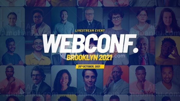 快速踏脚节奏企业活动宣传AE模板