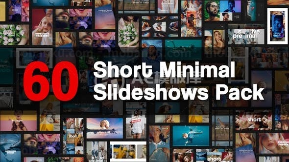 手机端时尚视频幻灯片AE模板