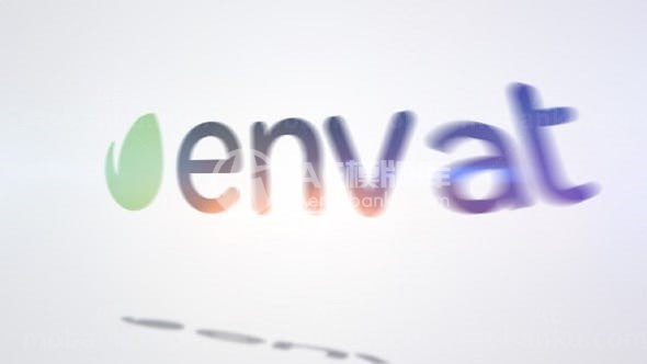 简单快速字母飞入揭示标志展示AE模板