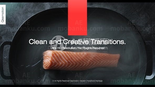 动感简洁创意转场包AE模板