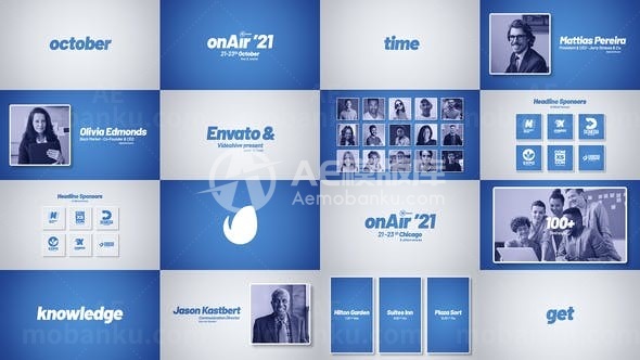 动感鼓点节奏企业活动宣传AE模板