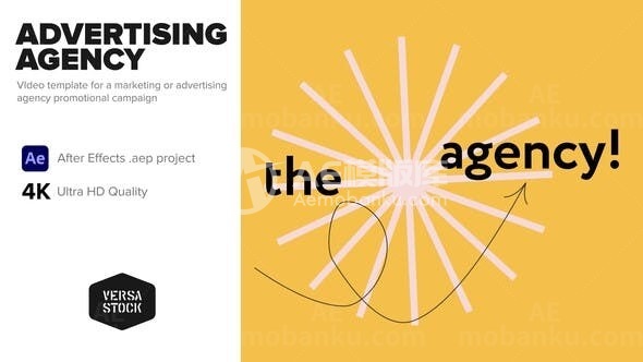 市场营销代理宣传推广广告AE模板