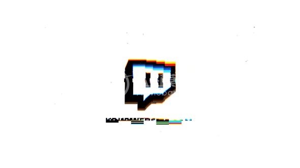 信号失真故障扭曲效果标志展示AE模板