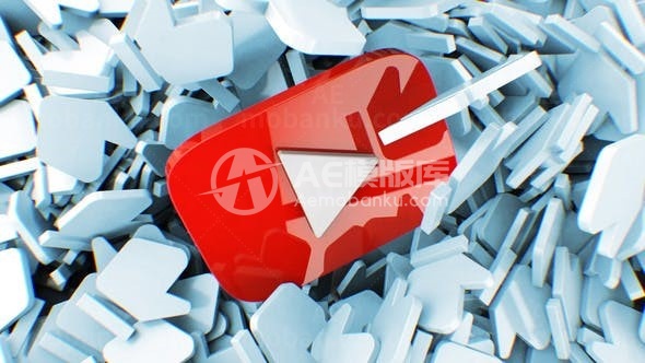 标志突破突出展示AE模板