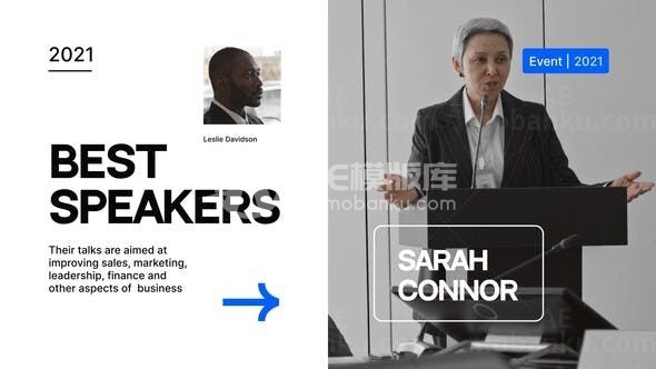 简洁企业活动宣传推广视频展示AE模板