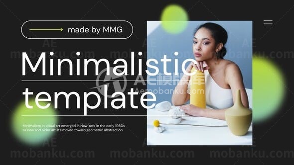 简洁时尚品牌设计宣传展示AE模板